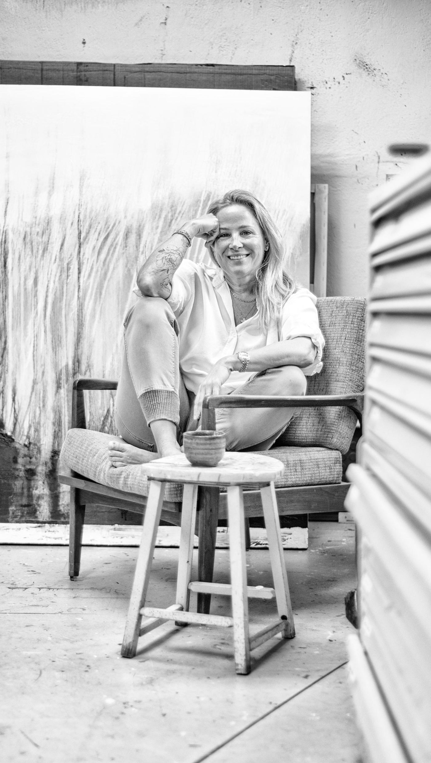 Alison devant un tableau 2026